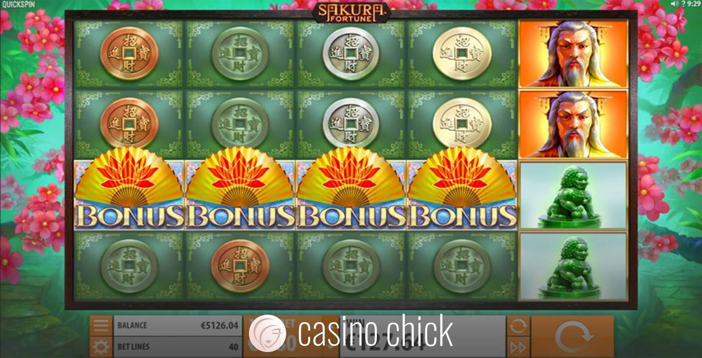 Sakura Fortune Slot Screenshots