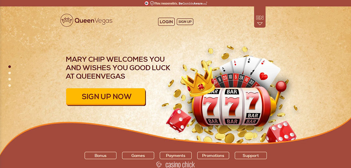 How to Join Queen Vegas Casino