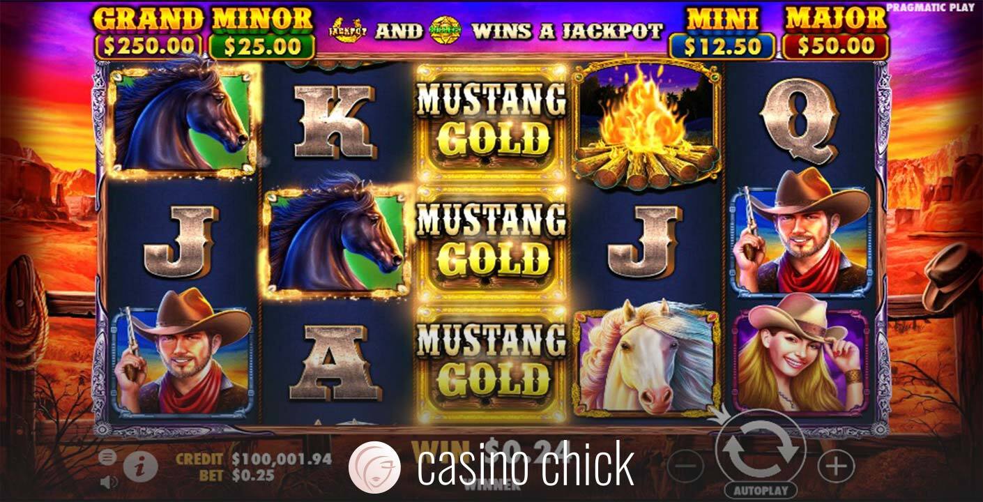 Mustang Gold Slot Screenshots