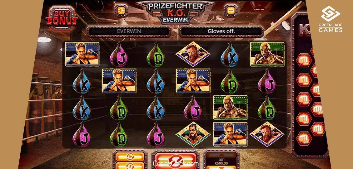Prizefighter KO slot gameplay