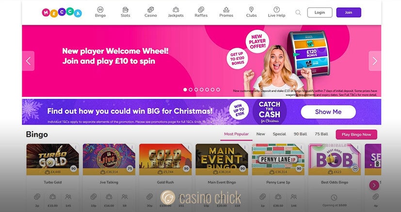 Mecca Bingo proprietary software